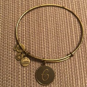Alex and Ani initial bracelet “C”